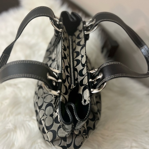 Coach Pleated Signature NS Tote Bag F15047 - Picture 10 of 13